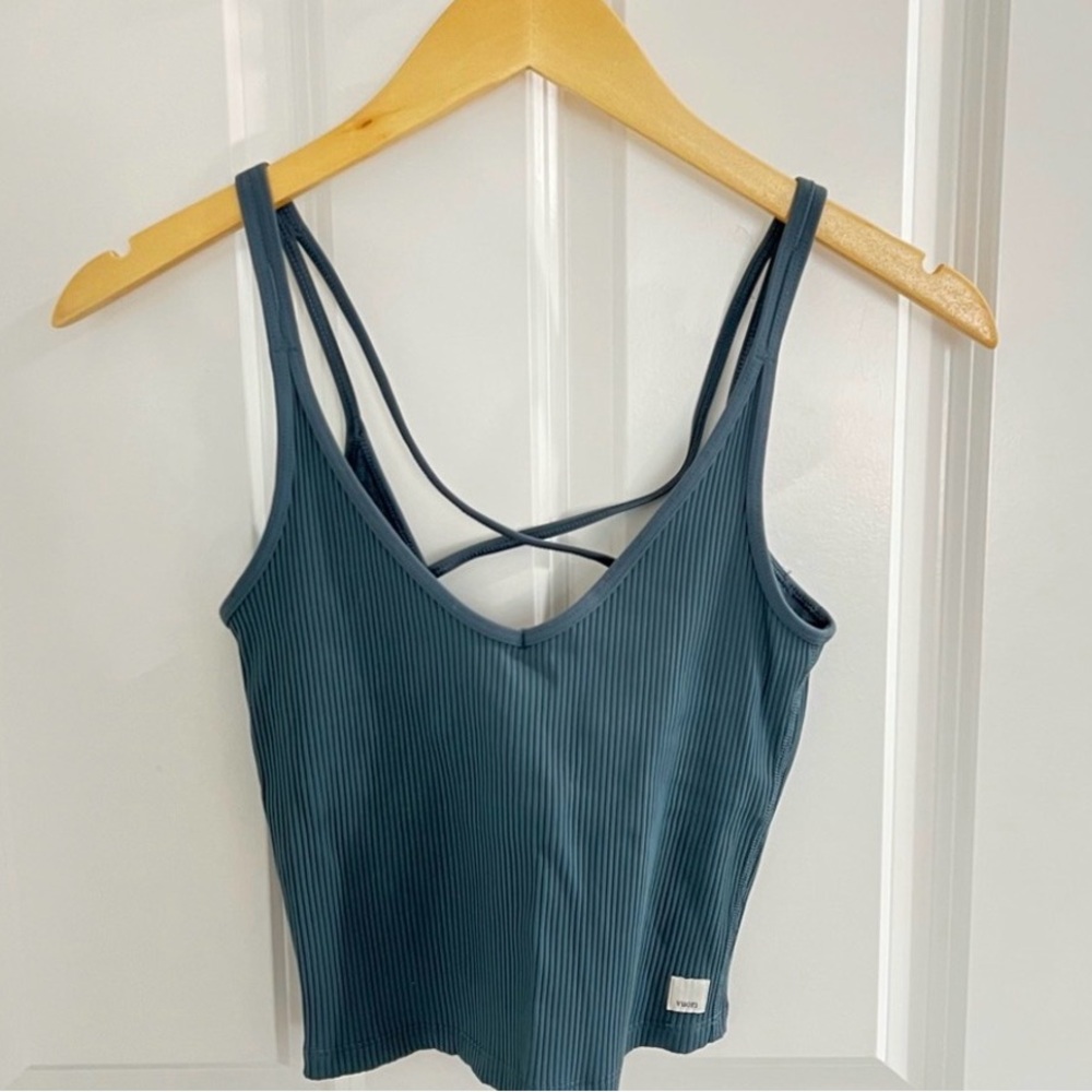 Vuori Women's Tank Top in Slate Blue